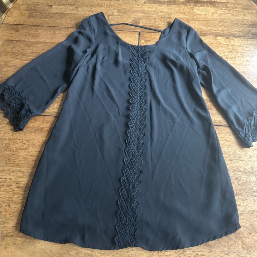 Astr Navy Mini Dress